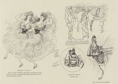 Ilustración para La Vie De Londres por Mars de Maurice Charles Mathieu Bonvoisin
