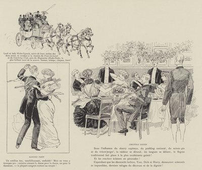 Ilustración para La Vie De Londres por Mars de Maurice Charles Mathieu Bonvoisin