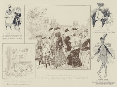 Ilustración para La Vie De Londres por Mars de Maurice Charles Mathieu Bonvoisin