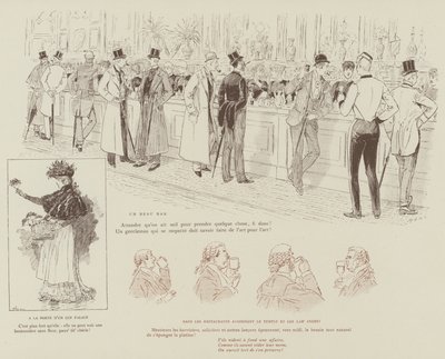 Ilustración para La Vie De Londres por Mars de Maurice Charles Mathieu Bonvoisin