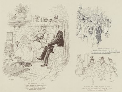 Ilustración para La Vie De Londres por Mars de Maurice Charles Mathieu Bonvoisin