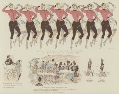 Ilustración para La Vie De Londres por Mars de Maurice Charles Mathieu Bonvoisin