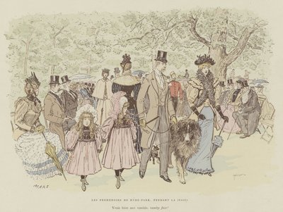 Ilustración para La Vie De Londres por Mars de Maurice Charles Mathieu Bonvoisin