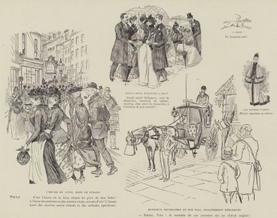 Ilustración para La Vie De Londres de Maurice Charles Mathieu Bonvoisin