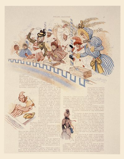 Carnaval de Niza, 1894 de Maurice Charles Mathieu Bonvoisin