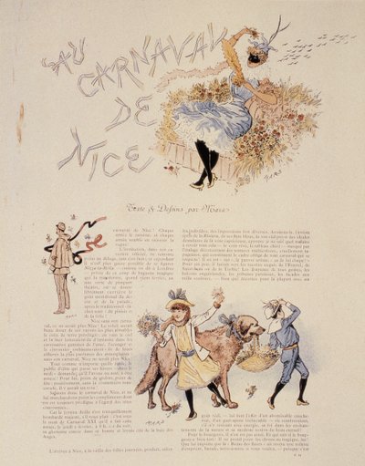 Carnaval de Niza, 1894 de Maurice Charles Mathieu Bonvoisin
