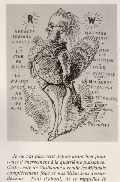 Richard Wagner, c.1875 de Maurice Charles Mathieu Bonvoisin