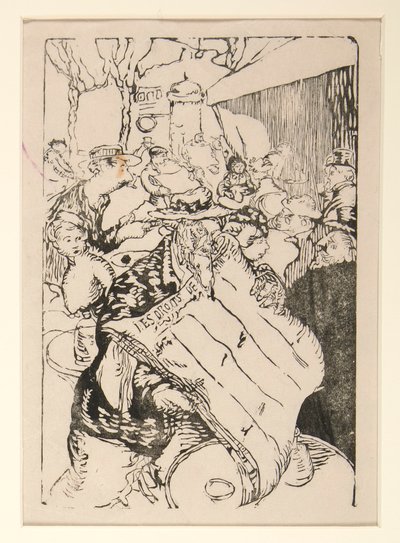 Los vendedores ambulantes de La Pensee, Les Boulevards, p. 45 de Maurice Delcourt