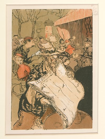 Los vendedores ambulantes de La Pensee, Les Boulevards, p. 45 de Maurice Delcourt