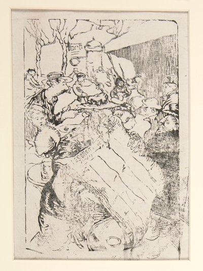 Los vendedores ambulantes de La Pensee, Les Boulevards, p. 45 de Maurice Delcourt
