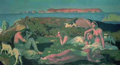 Un paisaje marino en tonos verdes de Maurice Denis