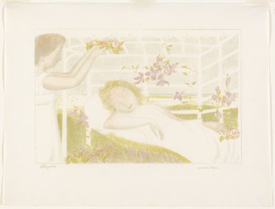 Alegoría, placa uno de Amor de Maurice Denis