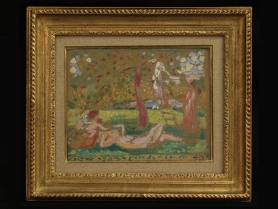 Bucólicas de otoño o bajo el manzano de Maurice Denis