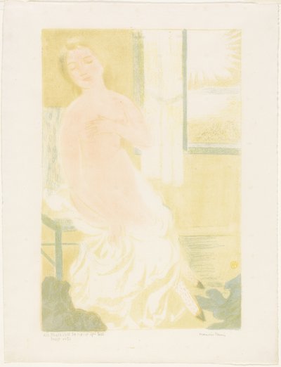 Pero es el corazón el que late demasiado rápido, lámina doce de Amor de Maurice Denis