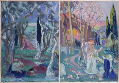 Huerto de los olivos, Cristo apareciéndose a María Magdalena de Maurice Denis