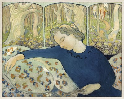 La Dormeuse au Bois Magique, 1892 de Maurice Denis
