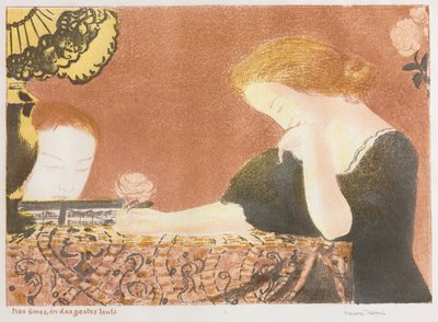 Amor: Nuestras almas, en ligeros gestos, 1892-1898 publicado 1911 de Maurice Denis