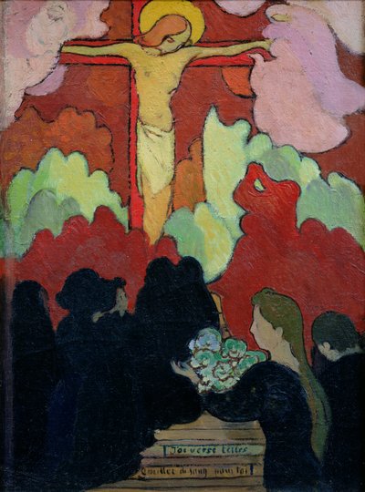 Ofrenda en el Calvario, c.1890 (óleo sobre lienzo) de Maurice Denis