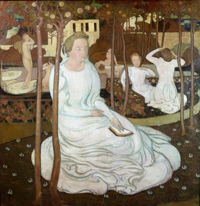 Huerto de las vírgenes sabias de Maurice Denis