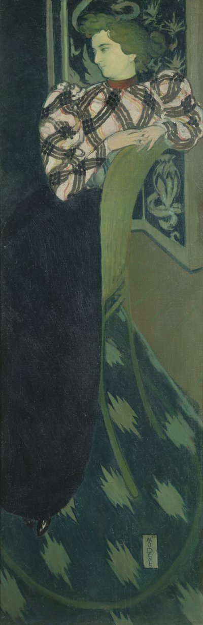 Retrato de Madame Ranson en verde, 1893 de Maurice Denis