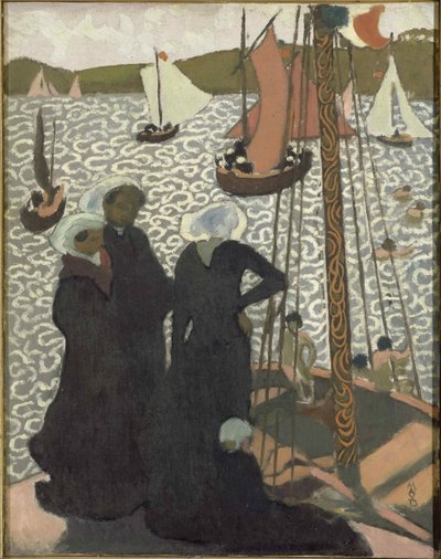 Régates à Perros-Guirec, 1892 de Maurice Denis