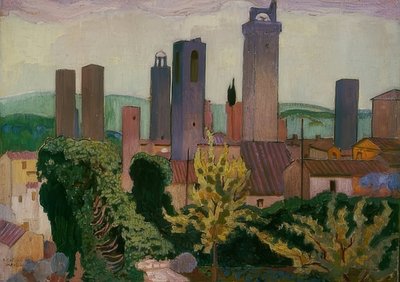San Gimignano. 1907/08 de Maurice Denis