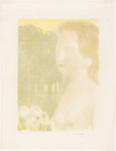 Ella era más hermosa que los sueños, lámina siete de Amor de Maurice Denis