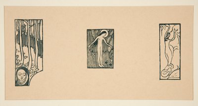 Hoja de xilografías de L de Maurice Denis