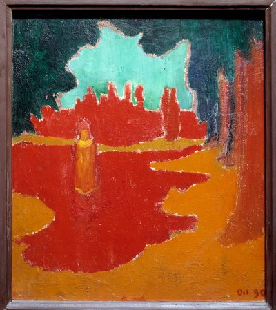 Manchas de sol en la terraza de Maurice Denis