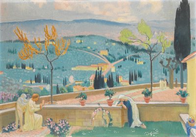 La Anunciación en Fiesole de Maurice Denis