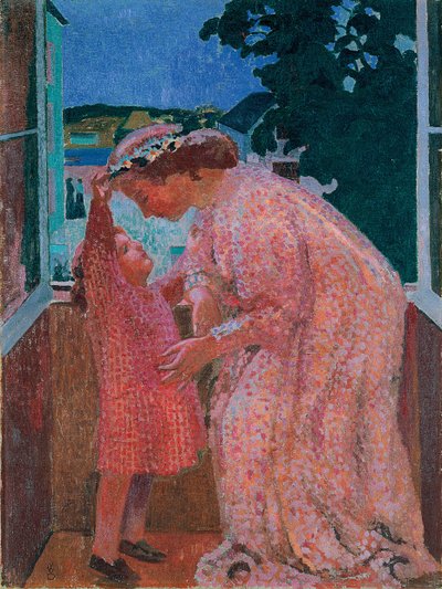 La corona de margaritas, c. 1906 de Maurice Denis