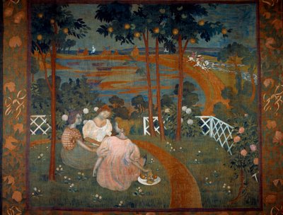 El día de la caballería Proyecto para tapiz de Maurice Denis de Maurice Denis