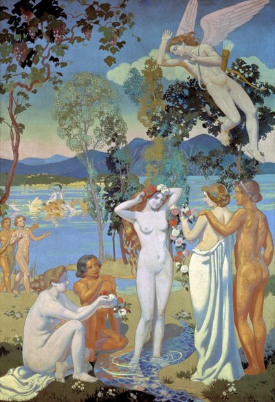 La historia de Psique, 1908 de Maurice Denis