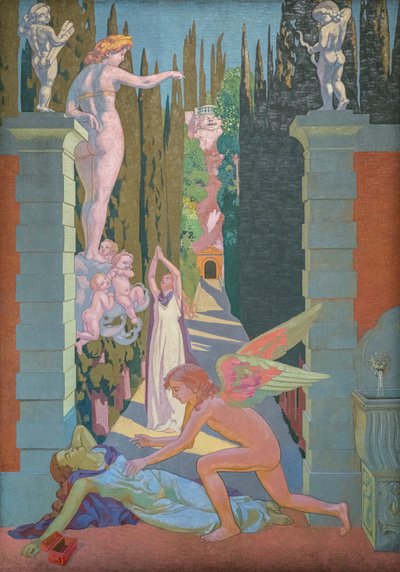 La historia de la psique, panel IV. La venganza de Venus de Maurice Denis