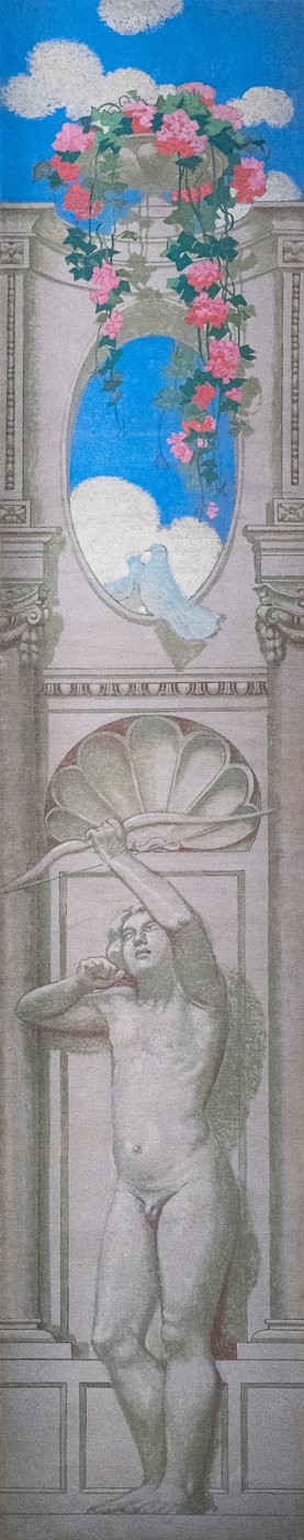 La historia de la psique, Panel IX. 1909 (óleo sobre lienzo) de Maurice Denis