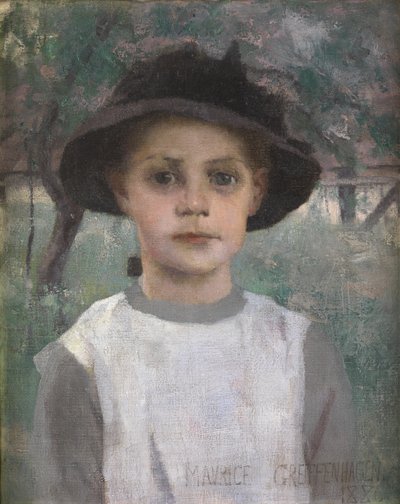 Una joven, 1886 de Maurice Greiffenhagen