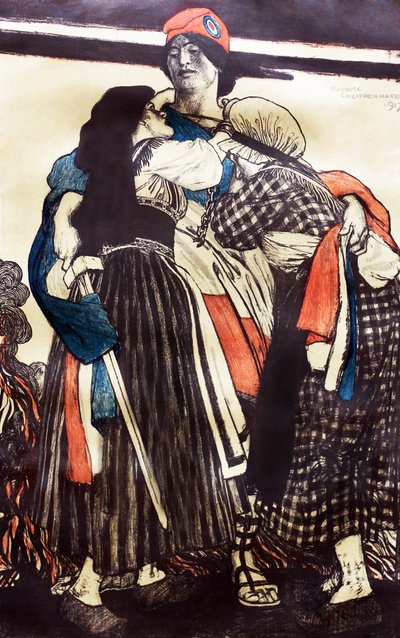 La restauración de Alsacia-Lorena de Maurice Greiffenhagen