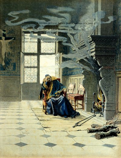Historia de Francia: En el obispado de Luçon, quien se convirtió en Cardenal Richelieu (Armand Jean du Plessis) de Maurice Leloir
