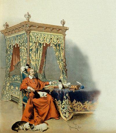 Historia de Francia: Cardenal Richelieu (Armand Jean du Plessis) de Maurice Leloir