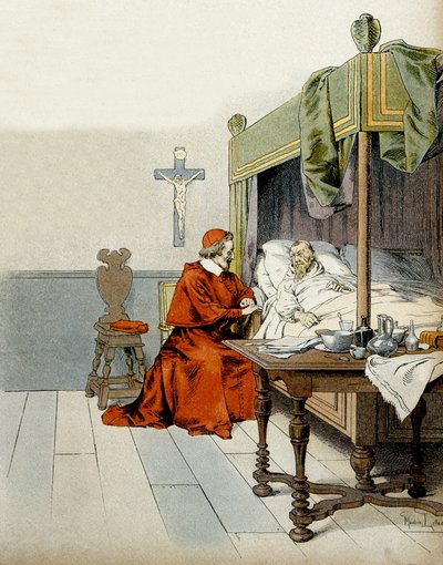 Historia de Francia: Cardenal Richelieu (Armand Jean du Plessis) de Maurice Leloir