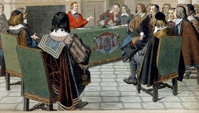 Historia de Francia: Cardenal Richelieu (Armand Jean du Plessis) de Maurice Leloir