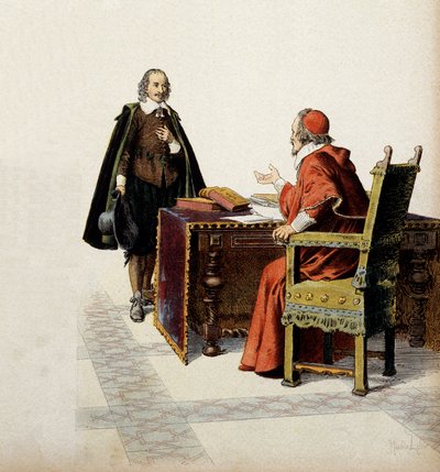 Historia de Francia: Cardenal de Richelieu (Armand Jean du Plessis) de Maurice Leloir