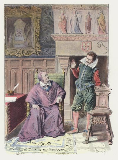 Ilustración para Gil Blas (litografía en color) de Maurice Leloir