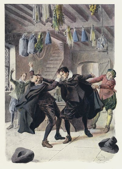 Ilustración para Gil Blas de Maurice Leloir