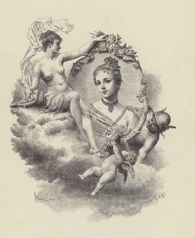 Ilustración para Manon Lescaut (grabado) de Maurice Leloir