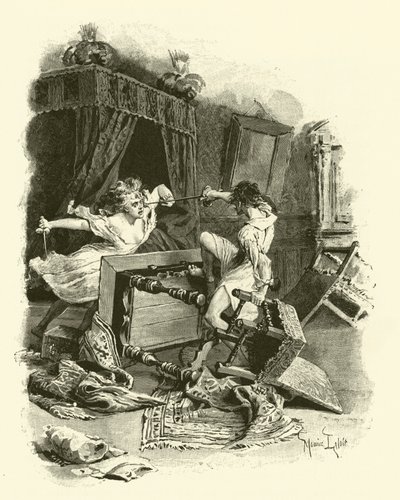Ilustración para Los Tres Mosqueteros de Maurice Leloir