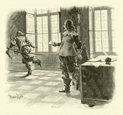 Ilustración para Los Tres Mosqueteros de Maurice Leloir