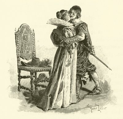 Ilustración para Los Tres Mosqueteros de Maurice Leloir