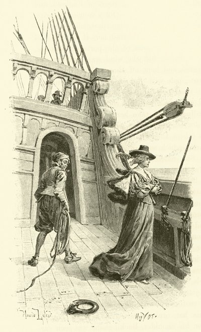 Ilustración para Los Tres Mosqueteros (grabado) de Maurice Leloir