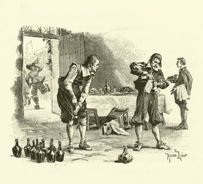 Ilustración para Los Tres Mosqueteros de Maurice Leloir